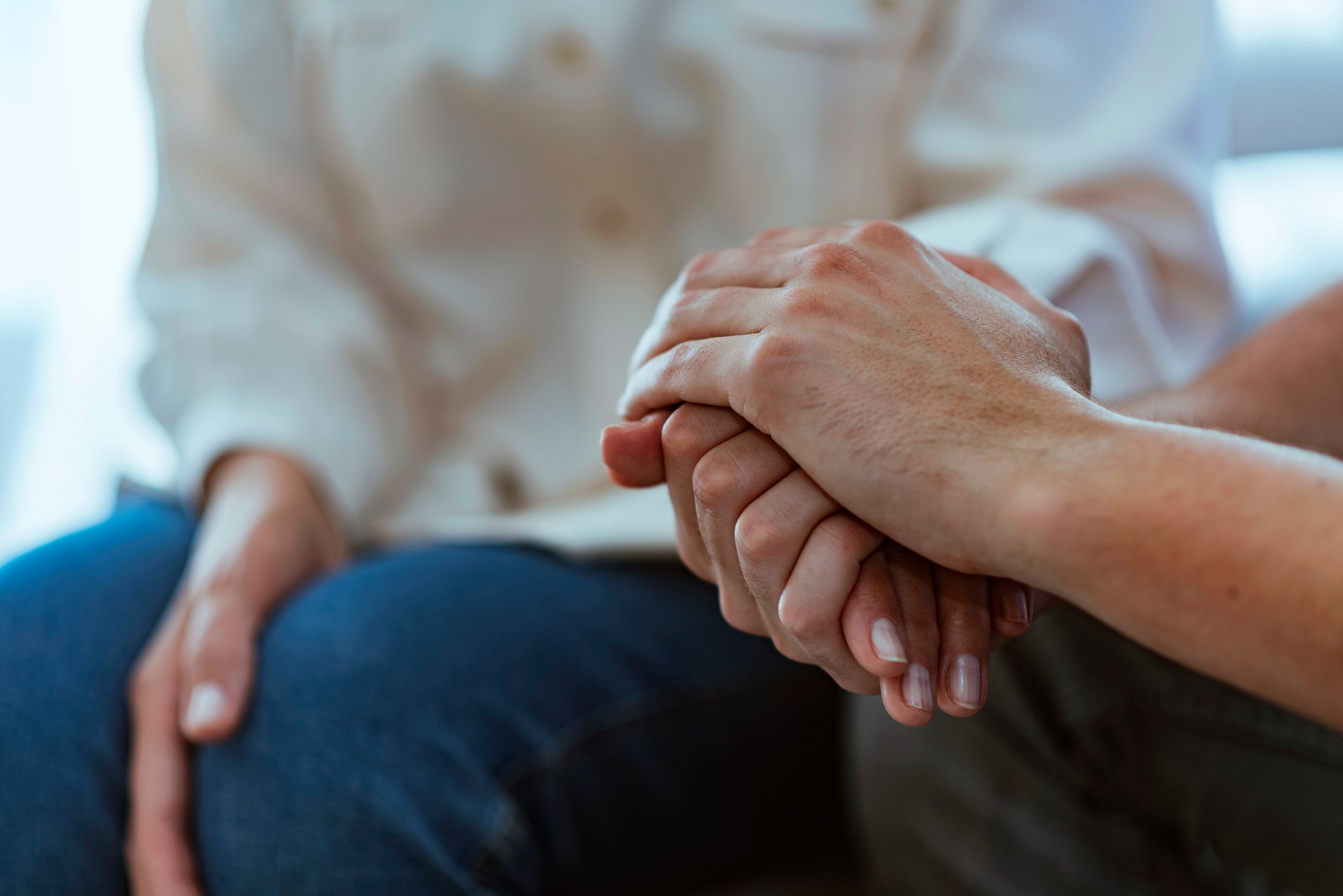 Doctor's and patient's hand